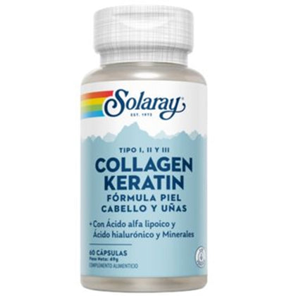 Collagen Keratin 60 Capsulas | Solaray - Dietetica Ferrer