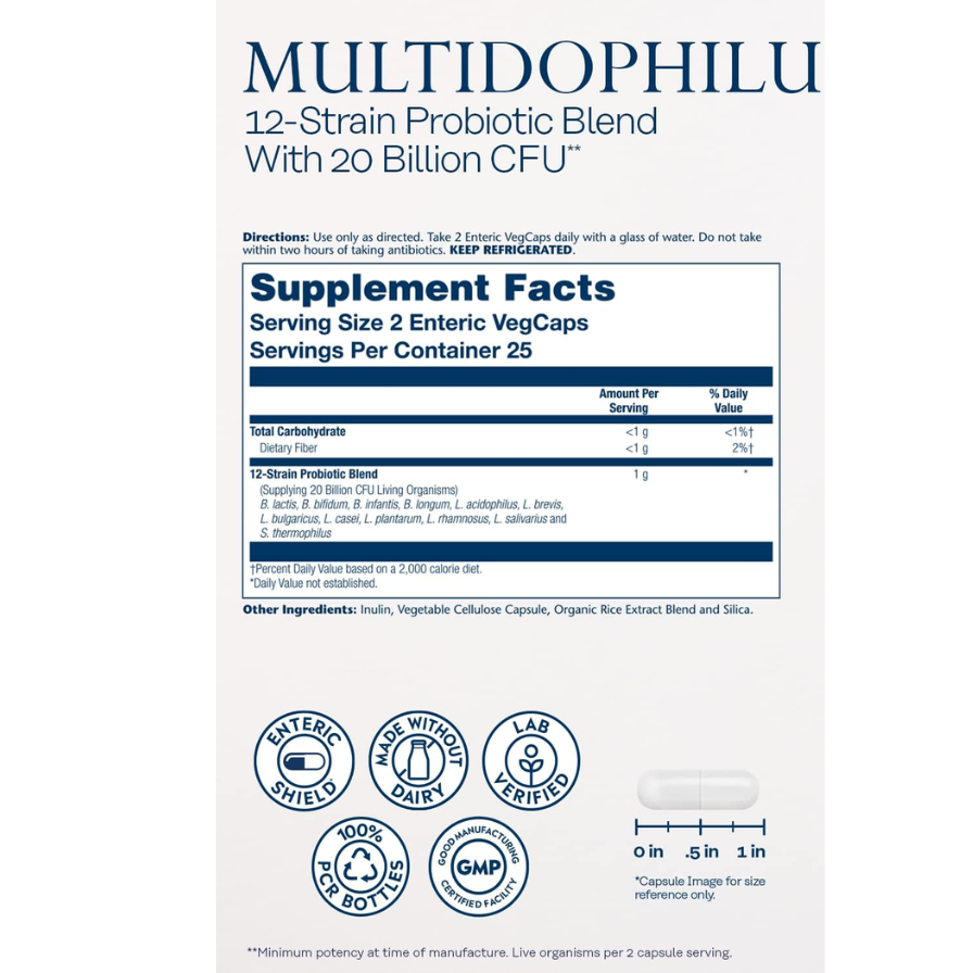 Multidophilus 12 50 Capsulas | Solaray - Dietetica Ferrer