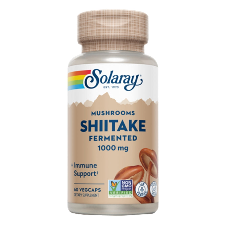Fermented Shiitake 500 mg 60 Capsulas | Solaray - Dietetica Ferrer
