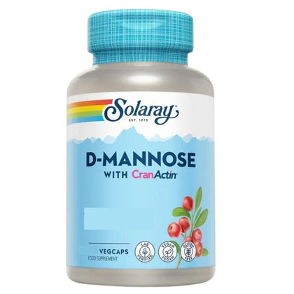 D-Mannose Cranactin 60 Capsulas | Solaray