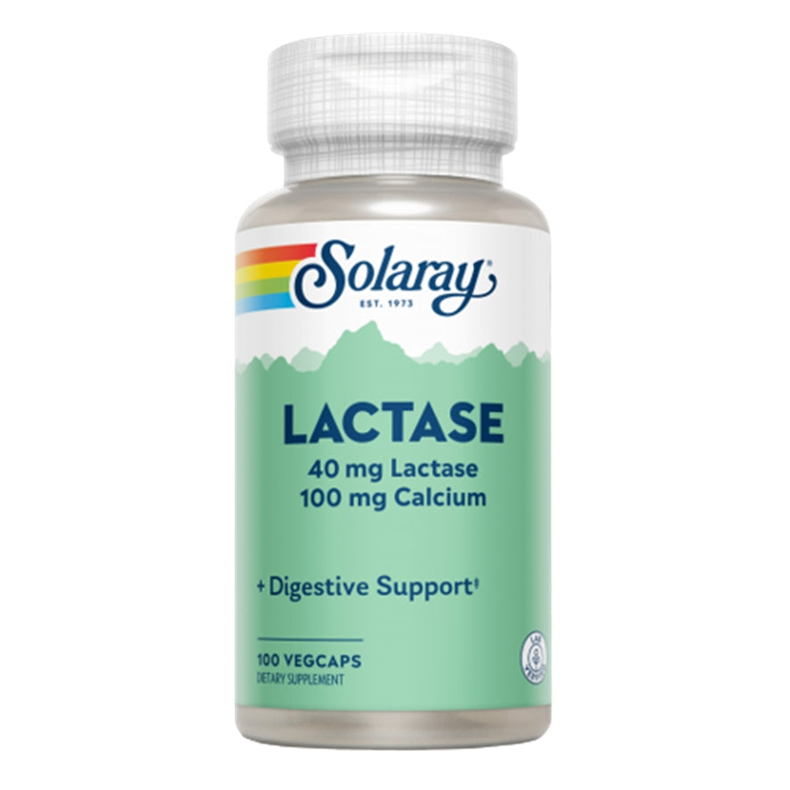 Lactase 40 mg 100 Capsulas | Solaray