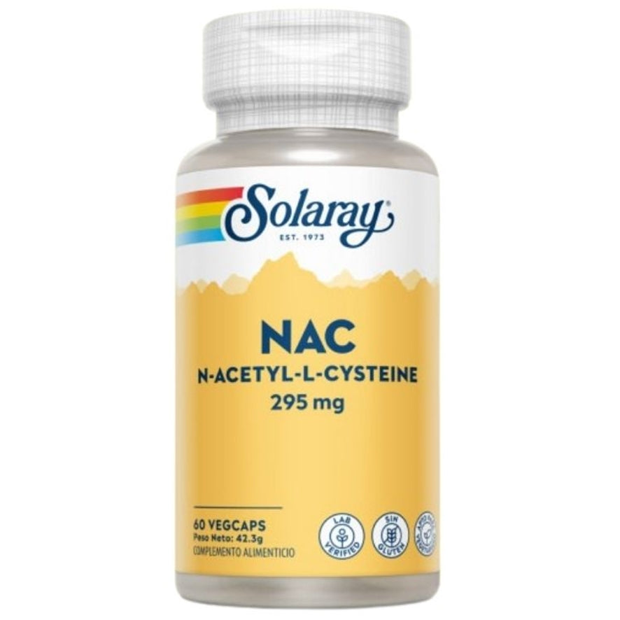 Nac 295 Mg 60 Capsulas | Solaray - Dietetica Ferrer