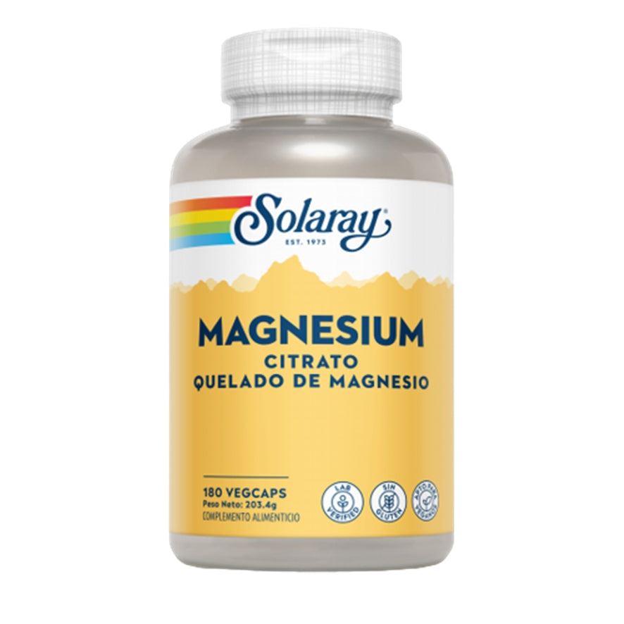 Magnesium Citrate 180 Capsulas | Solaray