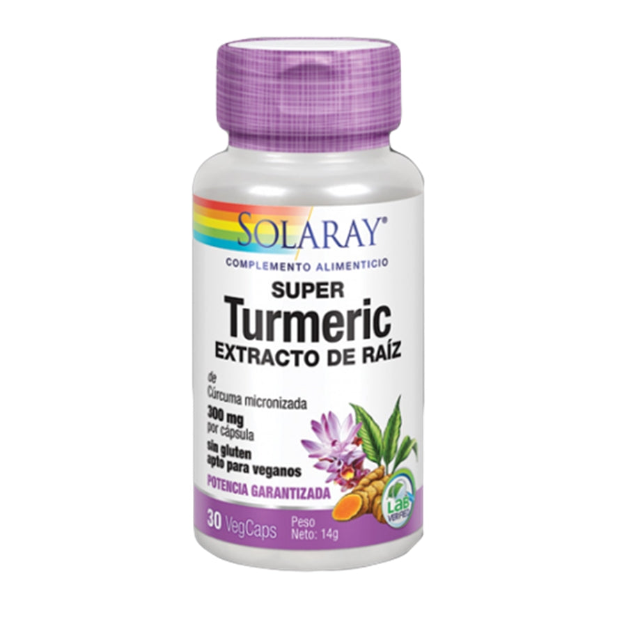 Super Turmeric 30 Capsulas | Solaray - Dietetica Ferrer