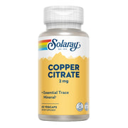 Citrate Copper 2 mg 60 Capsulas | Solaray - Dietetica Ferrer