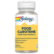 Food Carotene 30 Perlas | Solaray - Dietetica Ferrer