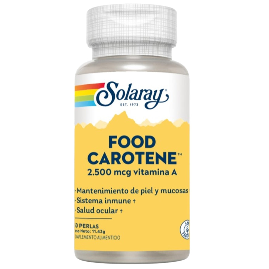 Food Carotene 30 Perlas | Solaray - Dietetica Ferrer