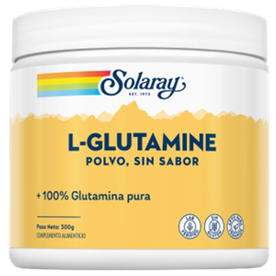 L-Glutamine Polvo 300 gr | Solaray - Dietetica Ferrer