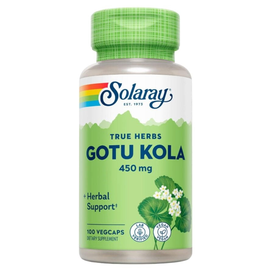 Gotu Kola 100 cápsulas | Solaray - Dietetica Ferrer