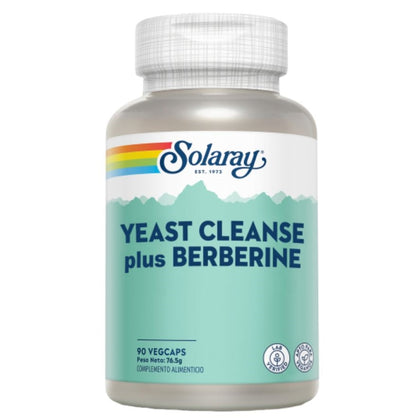 Yeast Cleanse + Berberine 90 cápsulas | Solaray - Dietetica Ferrer
