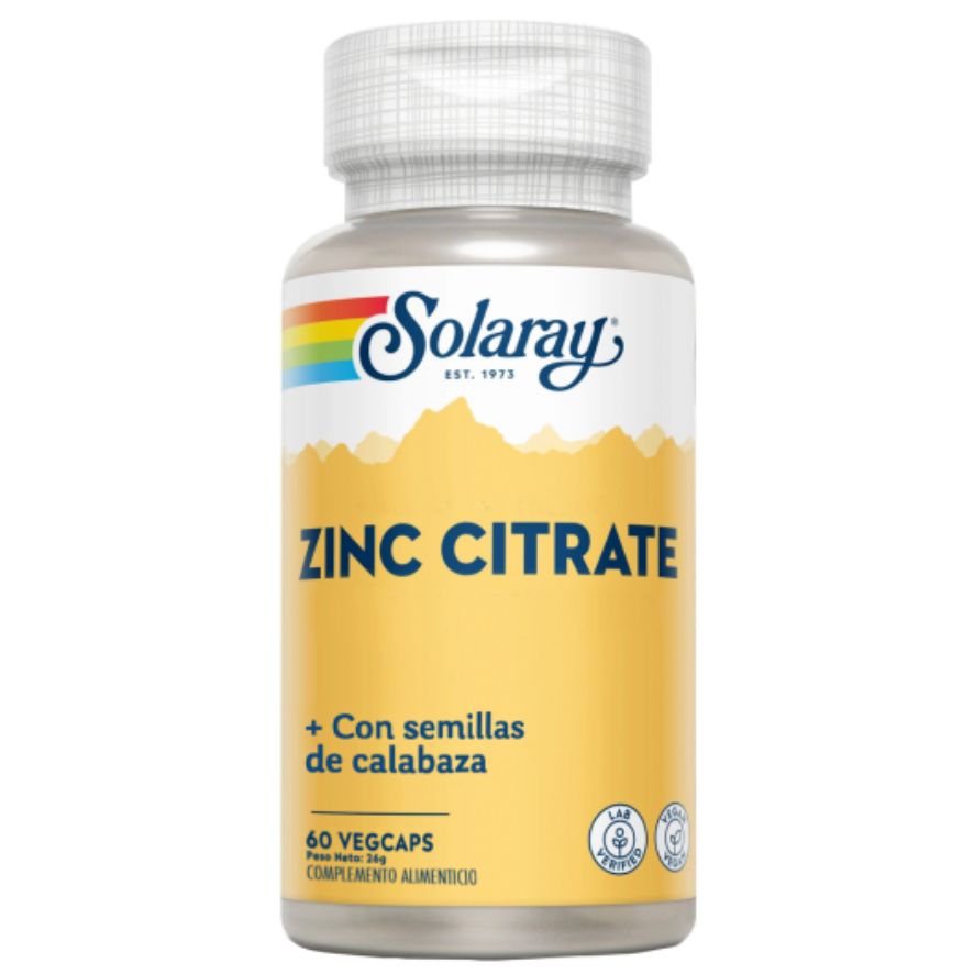 Zinc 50 Mg 60 Capsulas | Solaray - Dietetica Ferrer