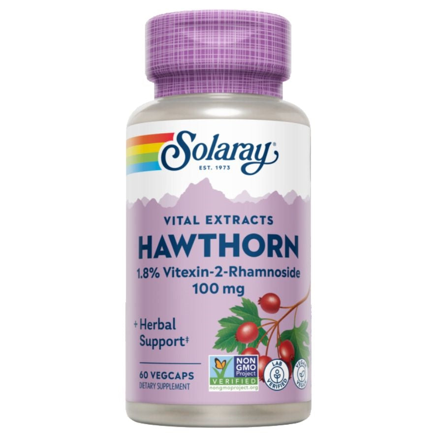 Hawthorn Extract 60 cápsulas | Solaray - Dietetica Ferrer
