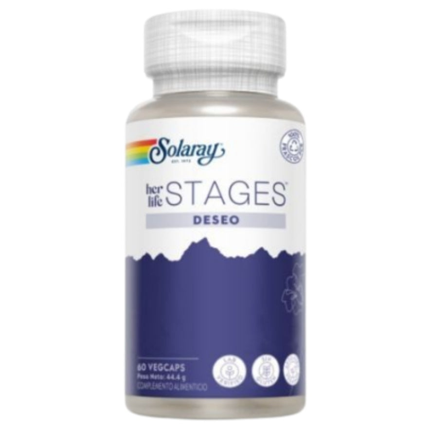 Deseo Stages 60 cápsulas | Solaray - Dietetica Ferrer