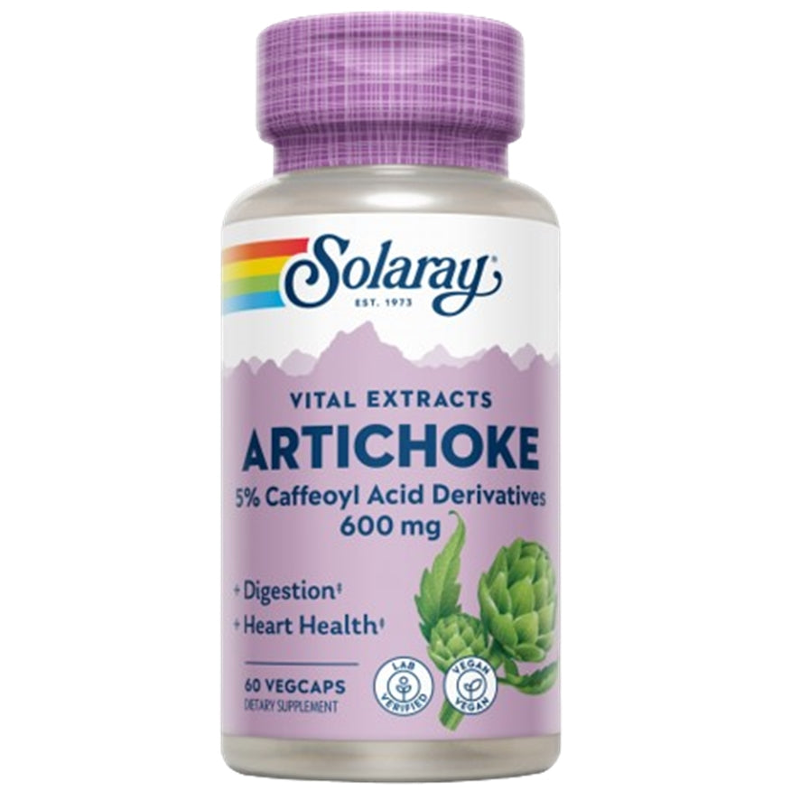 Artichoke Alcachofa 300 mg 60 Capsulas | Solaray - Dietetica Ferrer