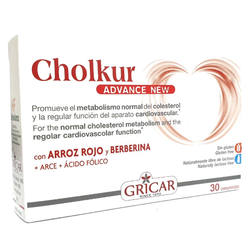 Cholkur 30 Comprimidos | Gricar - Dietetica Ferrer