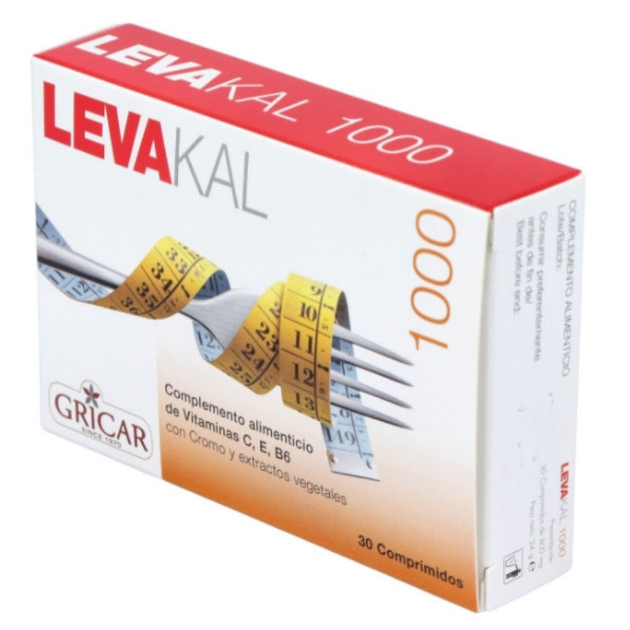 Levakal 1000 30 Tabletas | Gricar - Dietetica Ferrer