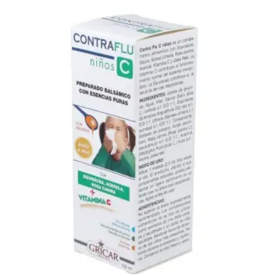 Contra Flu Jarabe Baby 150 ml | Gricar - Dietetica Ferrer