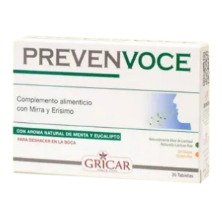 Prevenvoce 30 Comprimidos | Gricar - Dietetica Ferrer