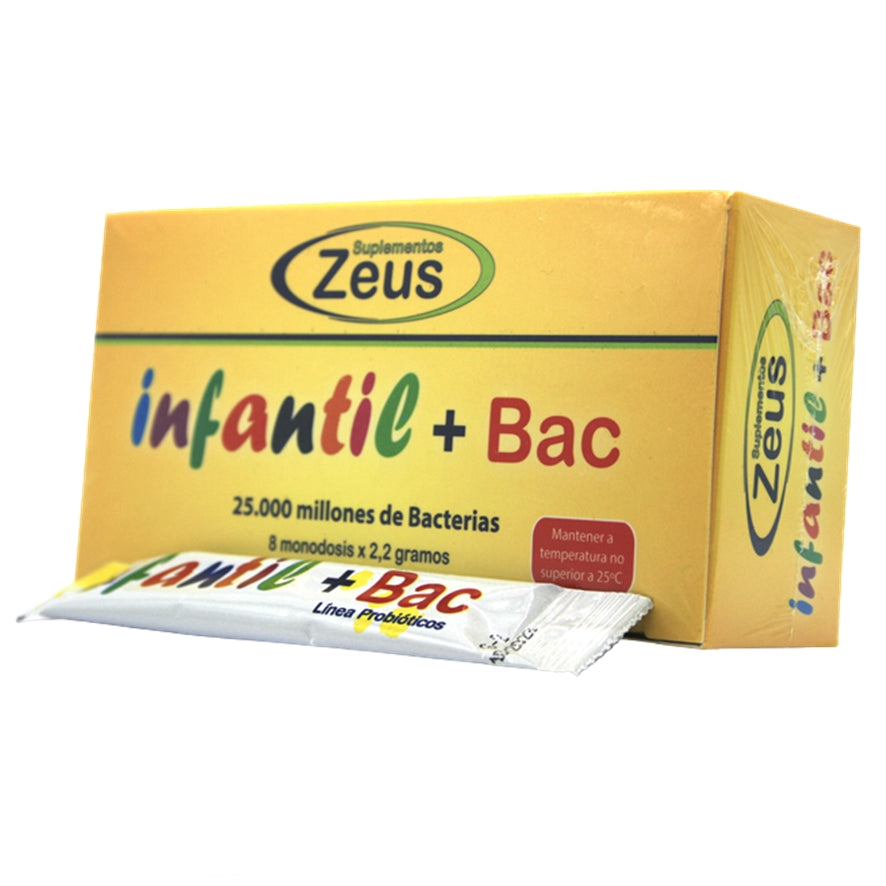 Infantil+Bac 8 sticks | Zeus - Dietetica Ferrer