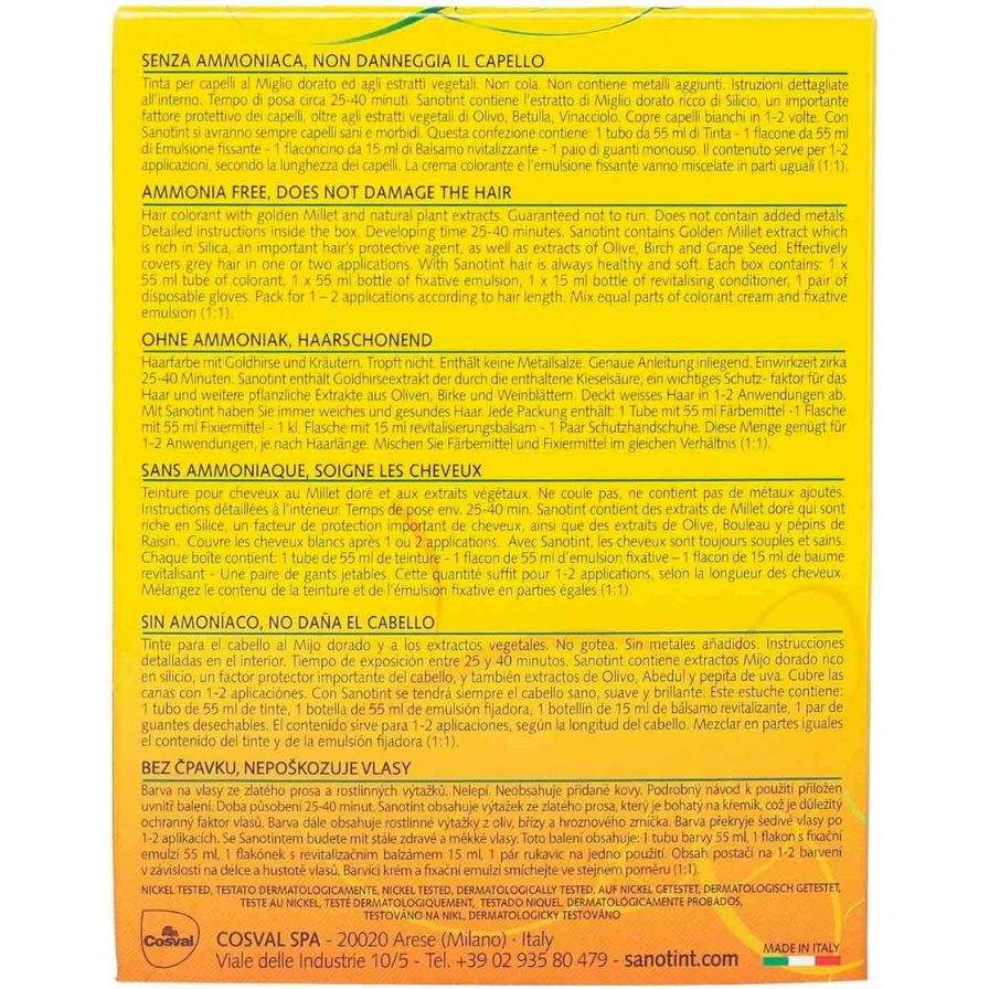 Tinte Natural Sanotint Lig-75 Castaño Dorado | Sanotint