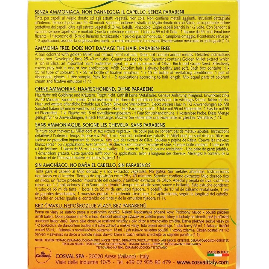 Tintura Natural Sanotint Lig-79 Loiro Natural | santinho