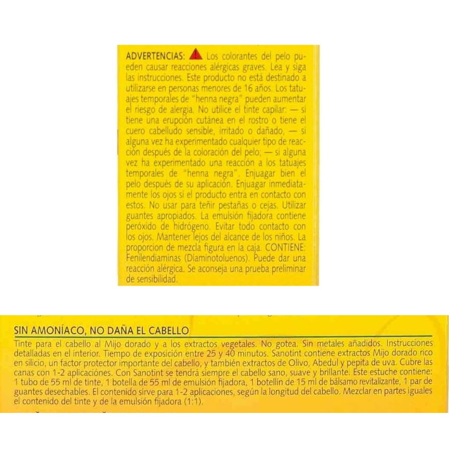 Tinte Natural Sanotint Lig-84 Rubio Oscuro | Sanotint