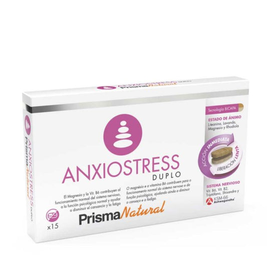Anxio-Stress 15 comprimidos | Prisma Natural - Dietetica Ferrer
