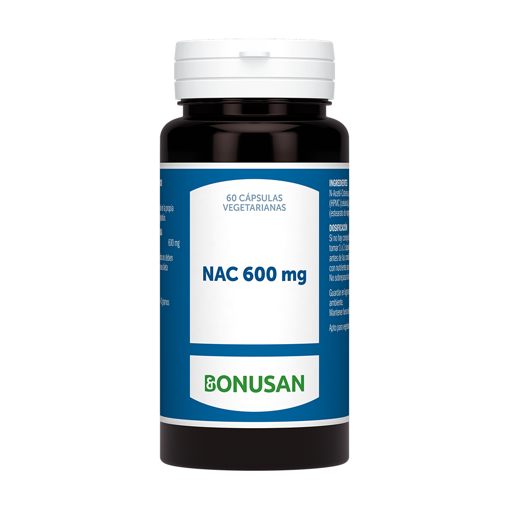 Nac 600 Mg 60 cápsulas | Bonusan - Dietetica Ferrer
