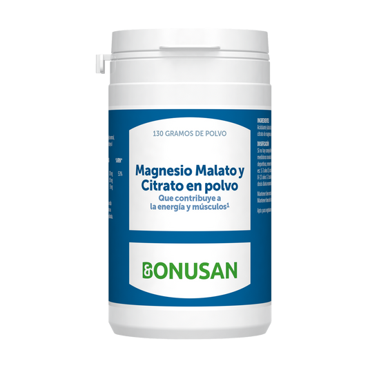 Magnesio Malato y Citrato 130 gr | Bonusan - Dietetica Ferrer