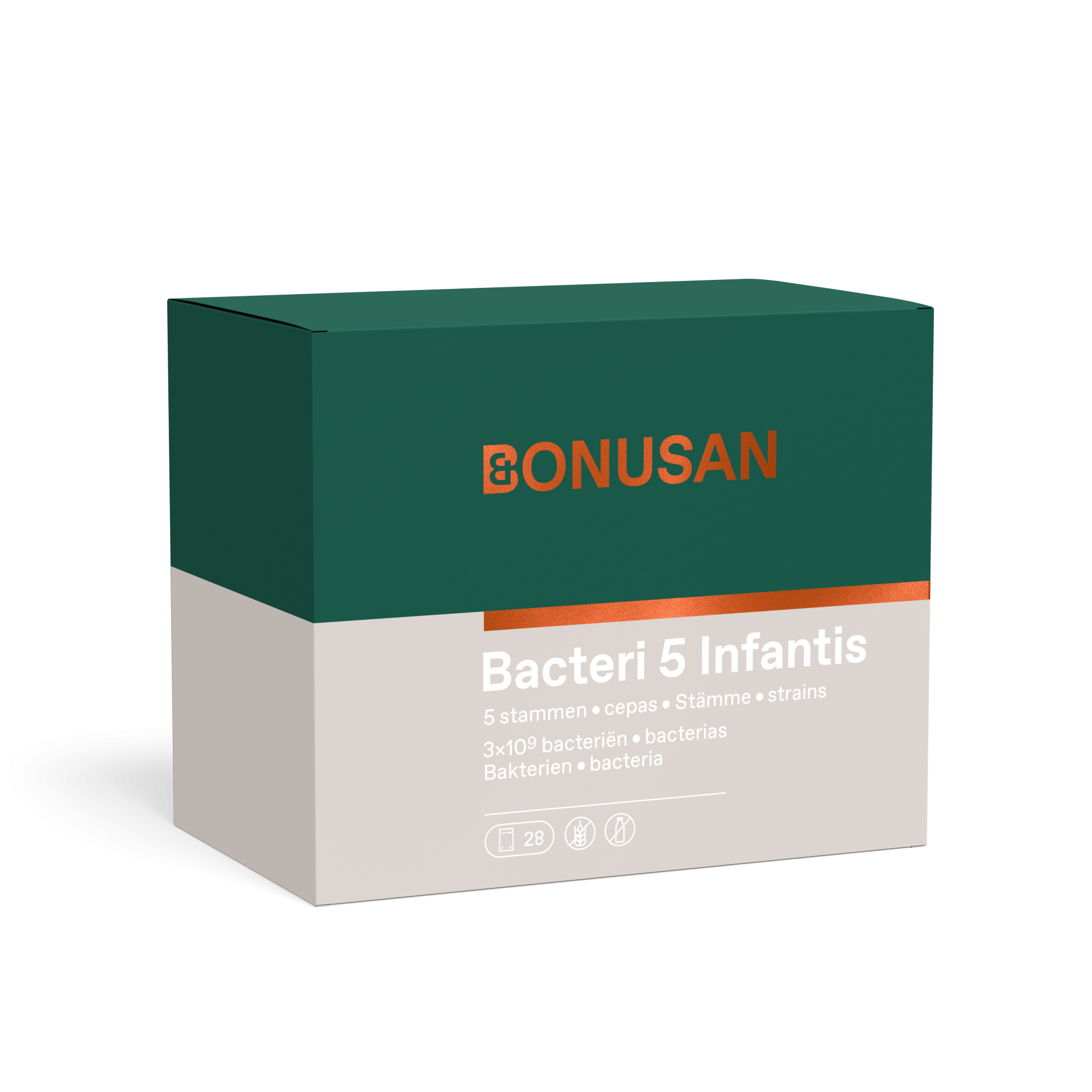Bacteri 5 Infantis 28 Sobres | Bonusan - Dietetica Ferrer