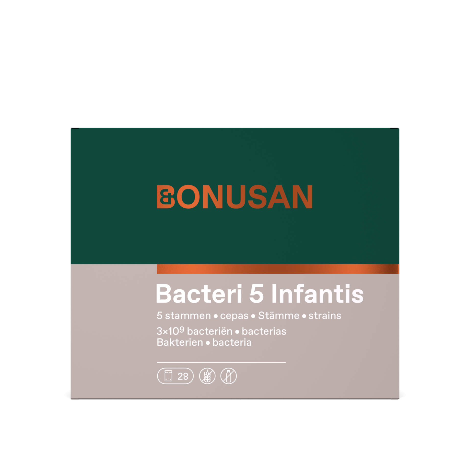 Bacteri 5 Infantis 28 Sobres | Bonusan - Dietetica Ferrer