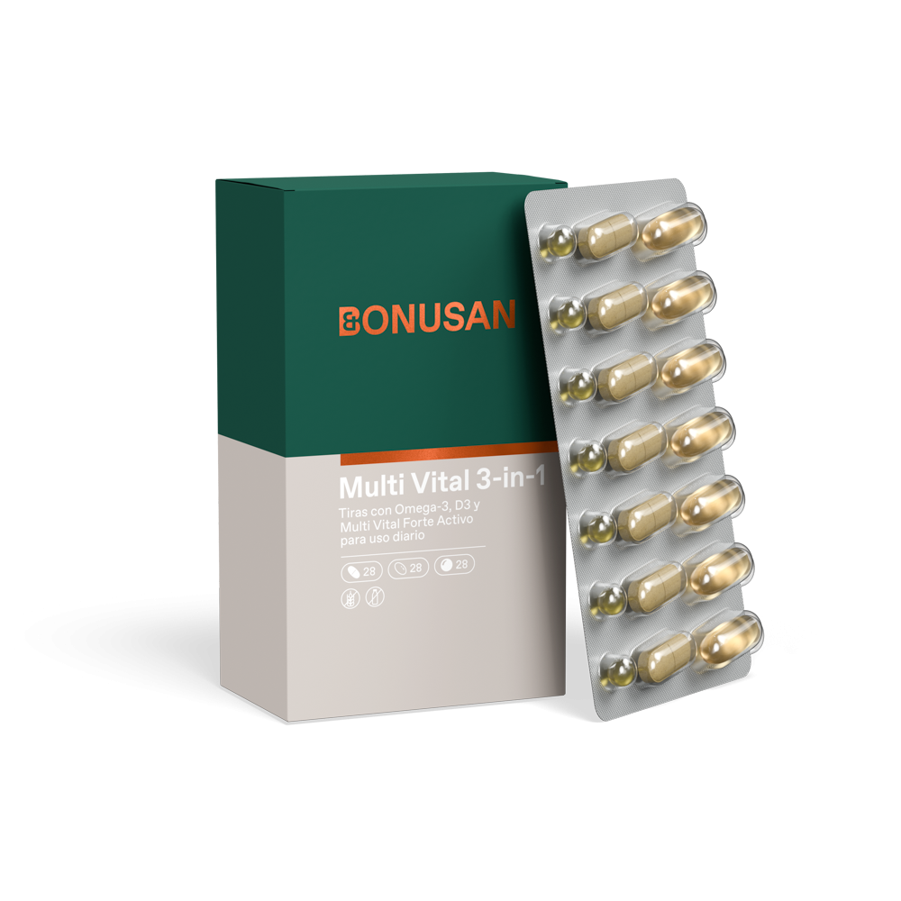 Multi Vital 3-In-1 84 Comprimidos | Bonusan