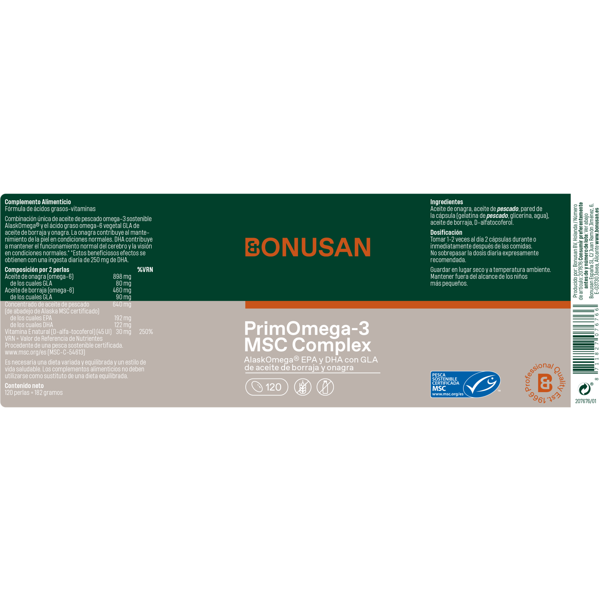 PrimOmega 60 Cápsulas | Bonusan