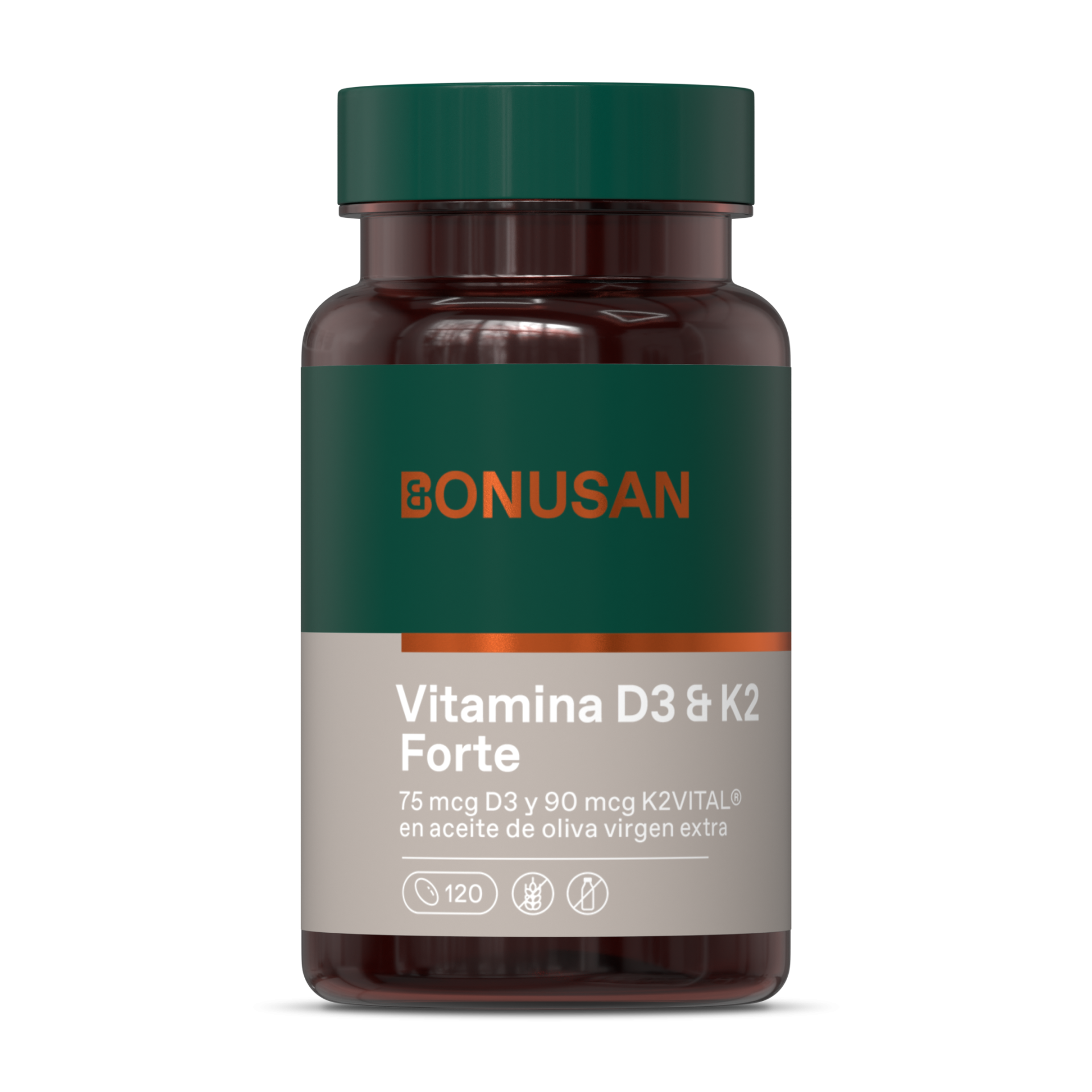 Vitamina D3 K2 Forte perlas | Bonusan