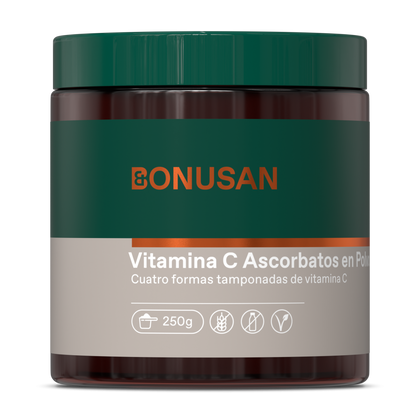 Vitamina C en Polvo Ascorbatos 250 gr | Bonusan - Dietetica Ferrer