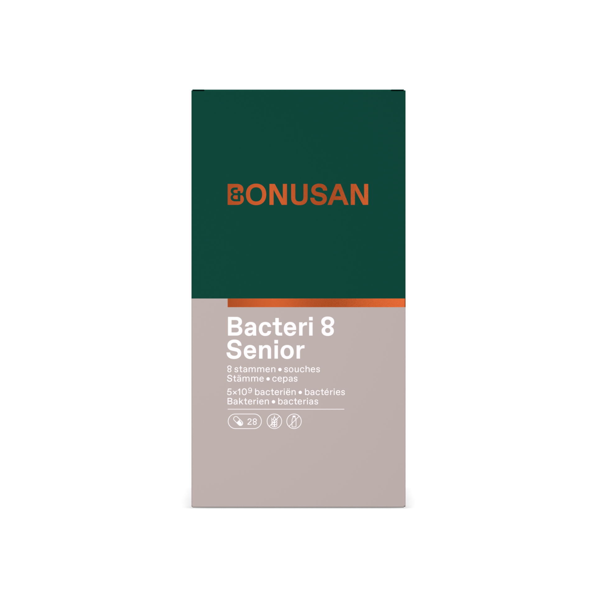 Bacteri 8 Senior 28 capsulas | Bonusan - Dietetica Ferrer