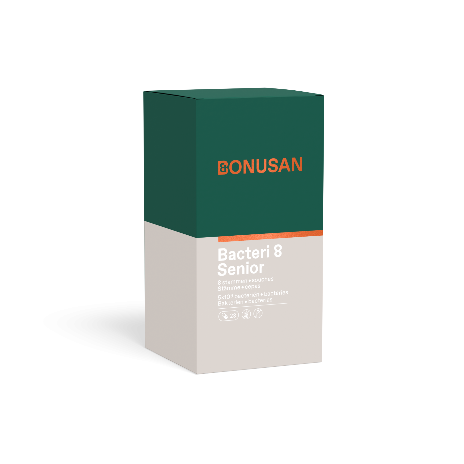Bacteri 8 Senior 28 capsulas | Bonusan - Dietetica Ferrer