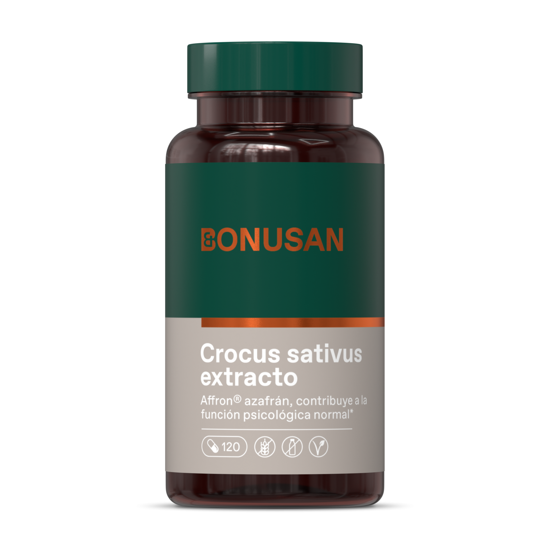 Crocus Sativus Extracto 60 Capsulas | Bonusan - Dietetica Ferrer