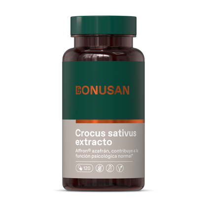 Crocus Sativus Extracto 60 Capsulas | Bonusan - Dietetica Ferrer