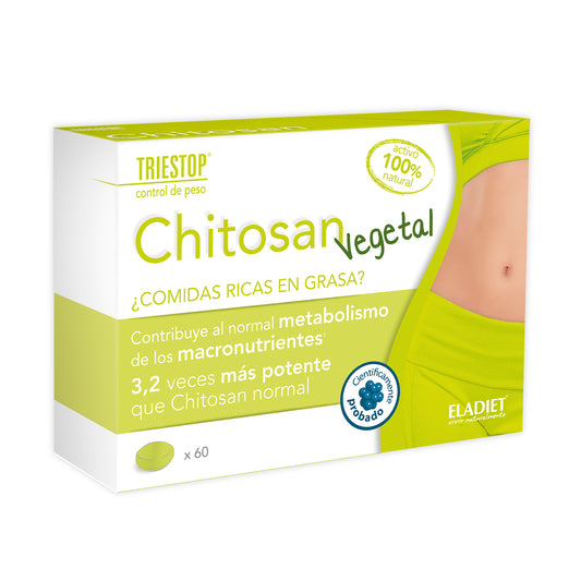 Chitosan Vegetal 60 cápsulas | Eladiet