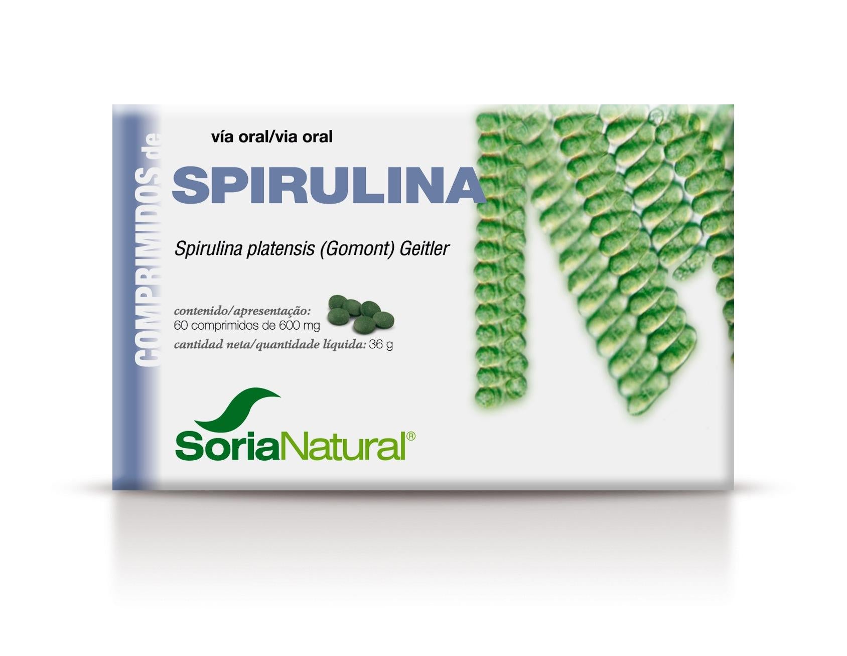 Spirulina 60 Comprimidos | Soria Natural