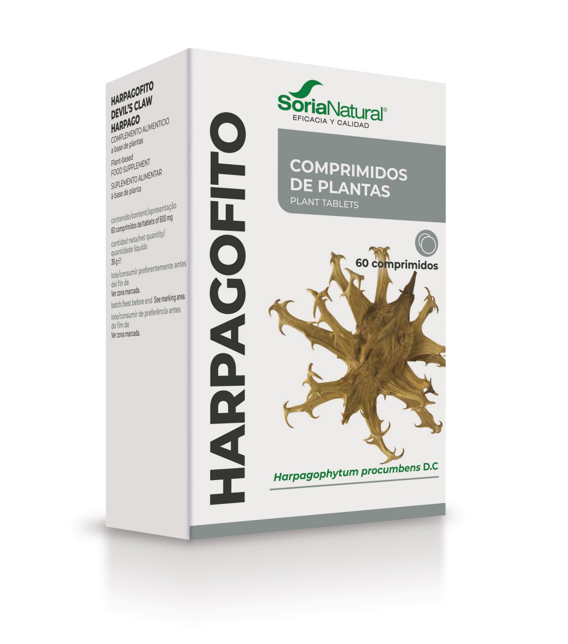 Harpagofito 60 Comprimidos | Soria Natural - Dietetica Ferrer