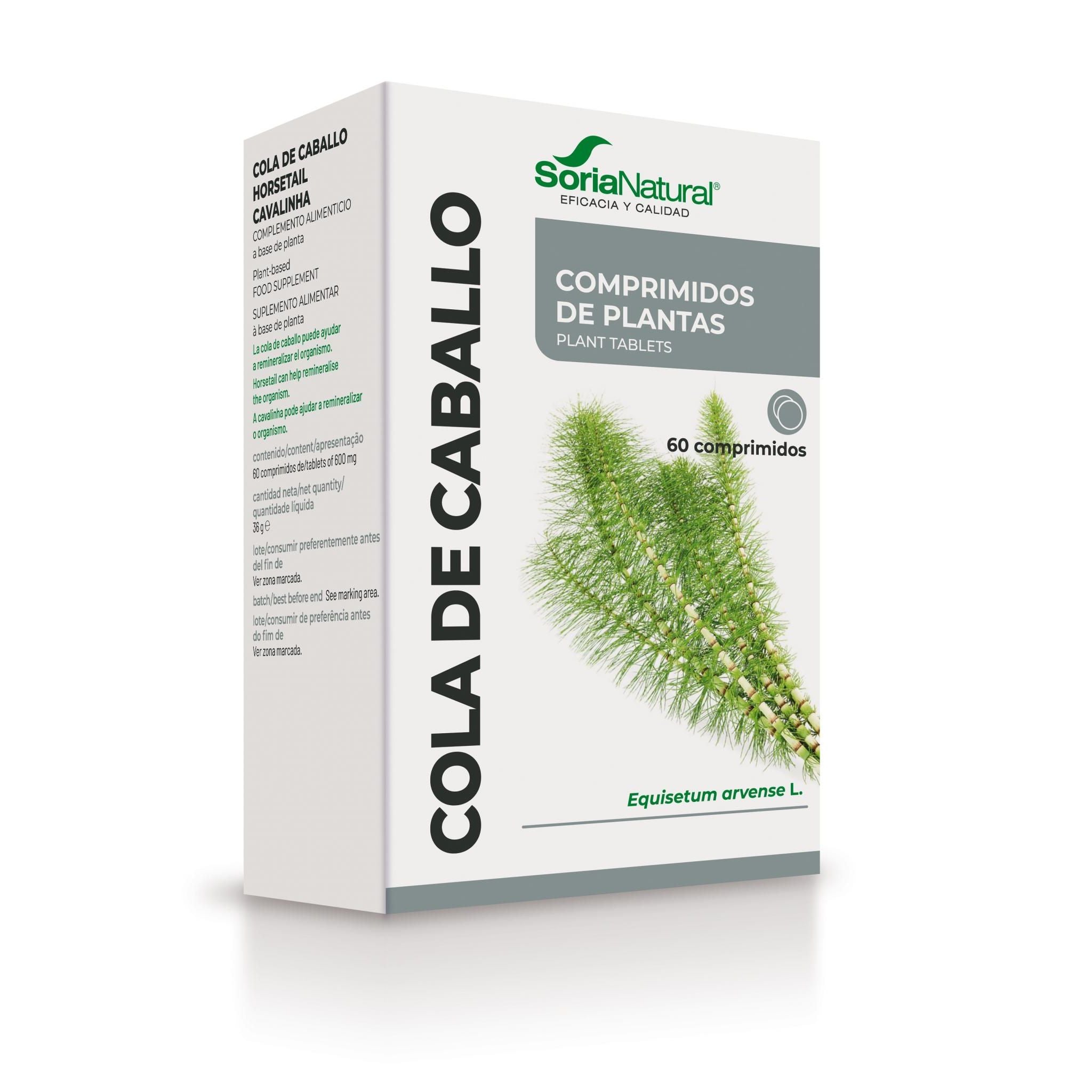 Cola de Caballo 60 Comprimidos | Soria Natural - Dietetica Ferrer