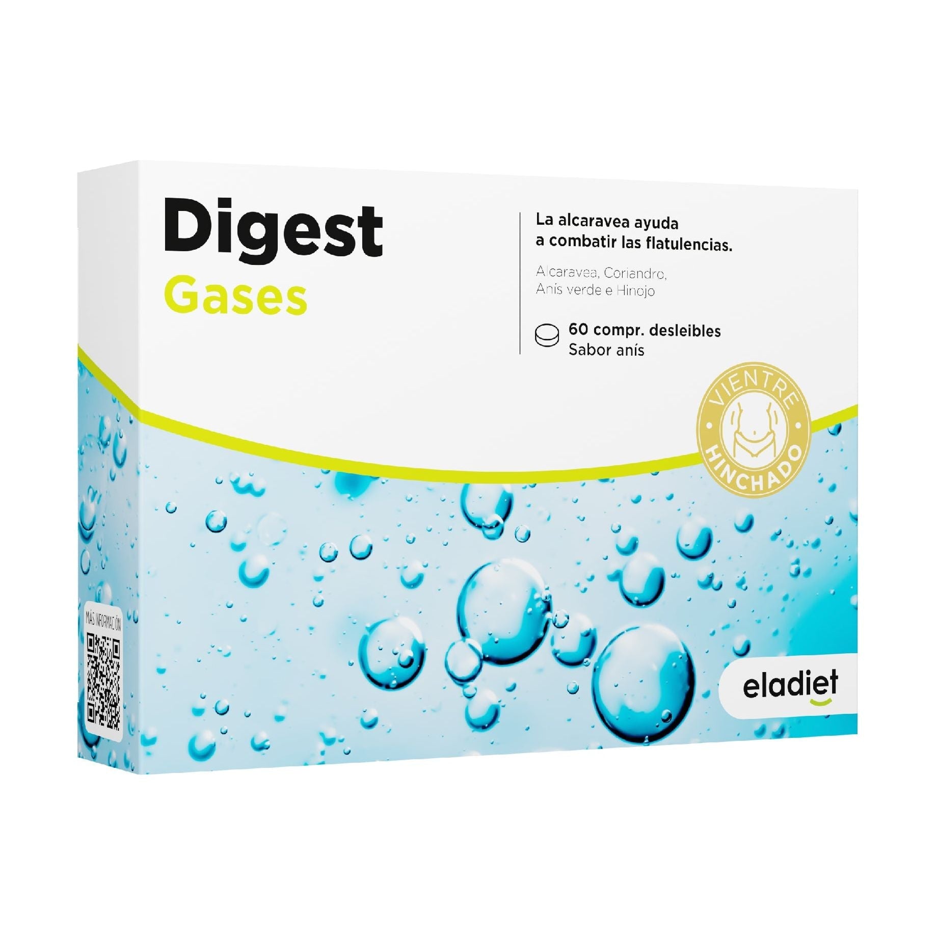 Digest Gases 60 Comprimidos | Eladiet - Dietetica Ferrer