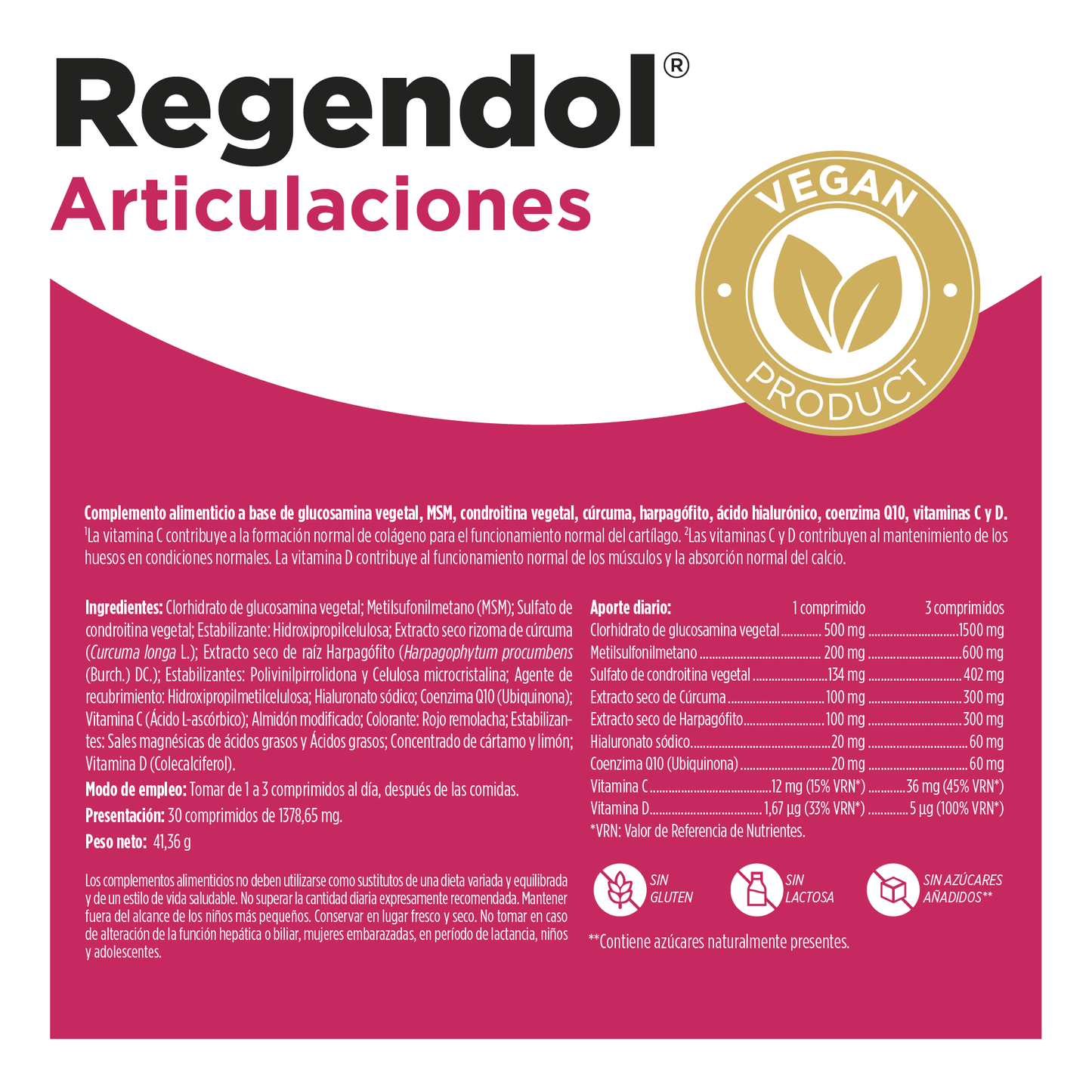 RegenDol 60 Comprimidos | Eladiet - Dietetica Ferrer