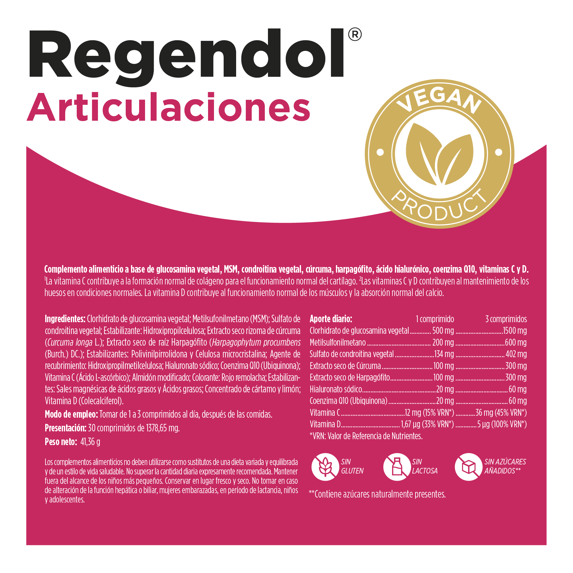 RegenDol 60 Comprimidos | Eladiet - Dietetica Ferrer