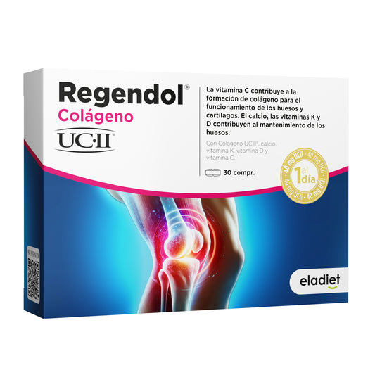 Regendol Colageno UCII 30 Comprimidos | Eladiet - Dietetica Ferrer