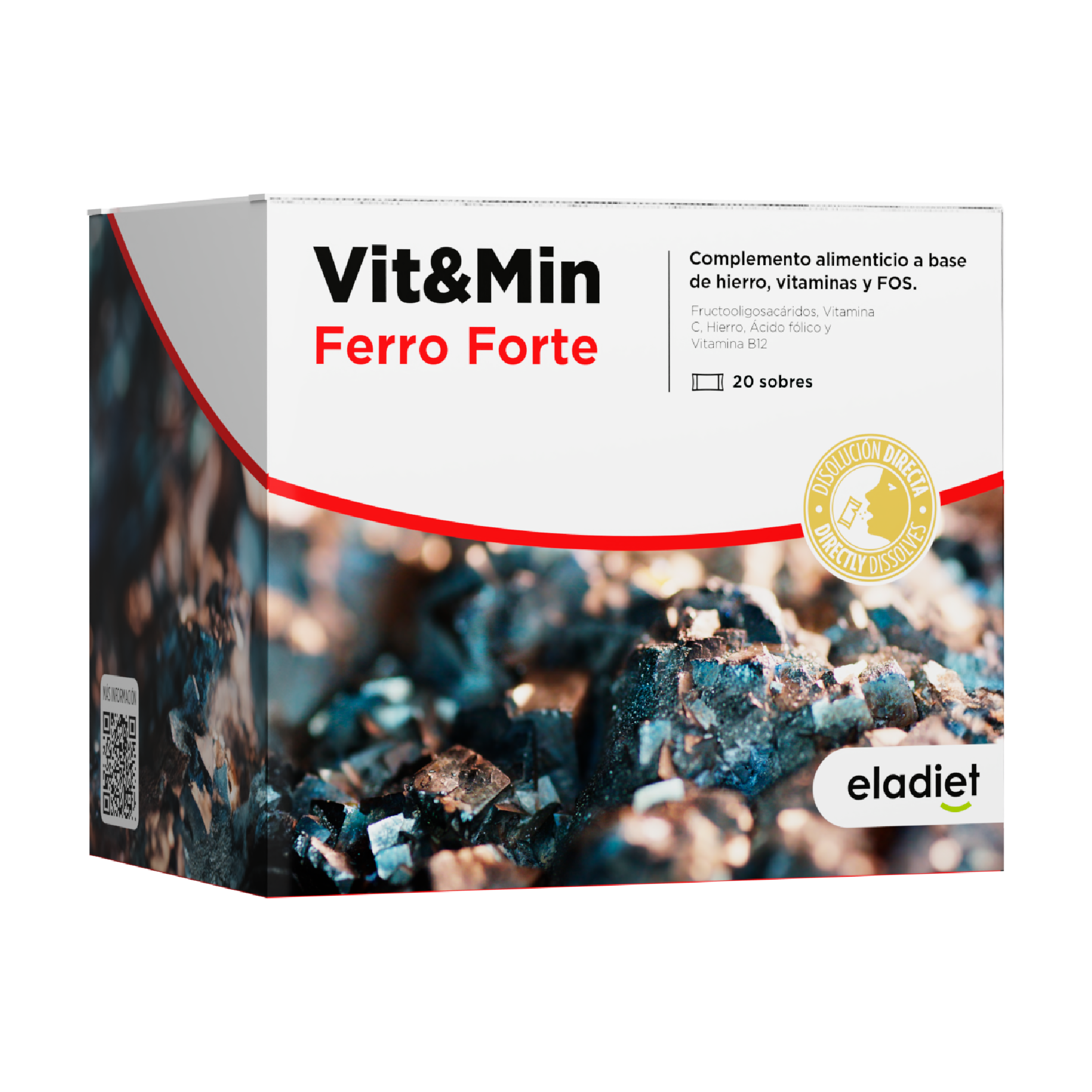 Vit&Min Ferro Forte 20 Sobres | Eladiet - Dietetica Ferrer