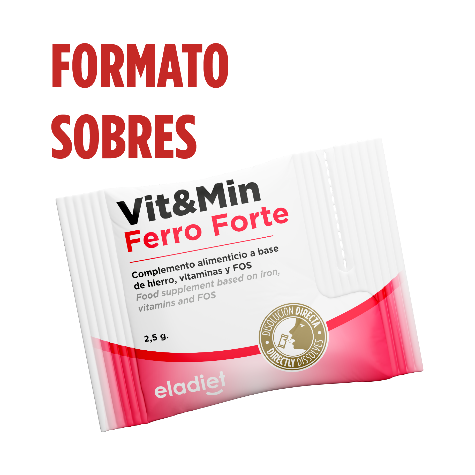Vit&Min Ferro Forte 20 Sobres | Eladiet - Dietetica Ferrer