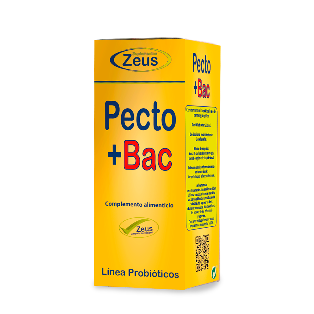 Pecto+Bac 250 ml | Zeus - Dietetica Ferrer